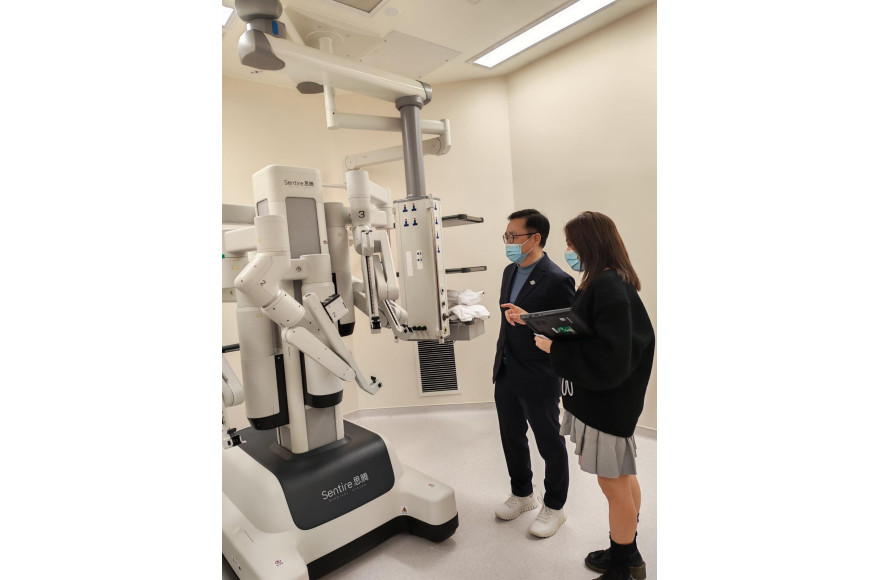 大中華癌病基金會參觀到訪香港中文大學醫院