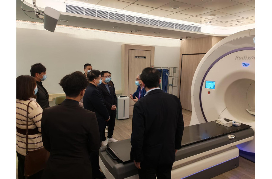 大中華癌病基金會參觀到訪香港中文大學醫院