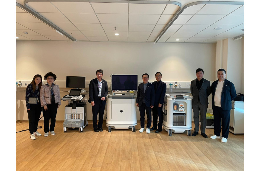 大中華癌病基金會參觀到訪香港中文大學醫院